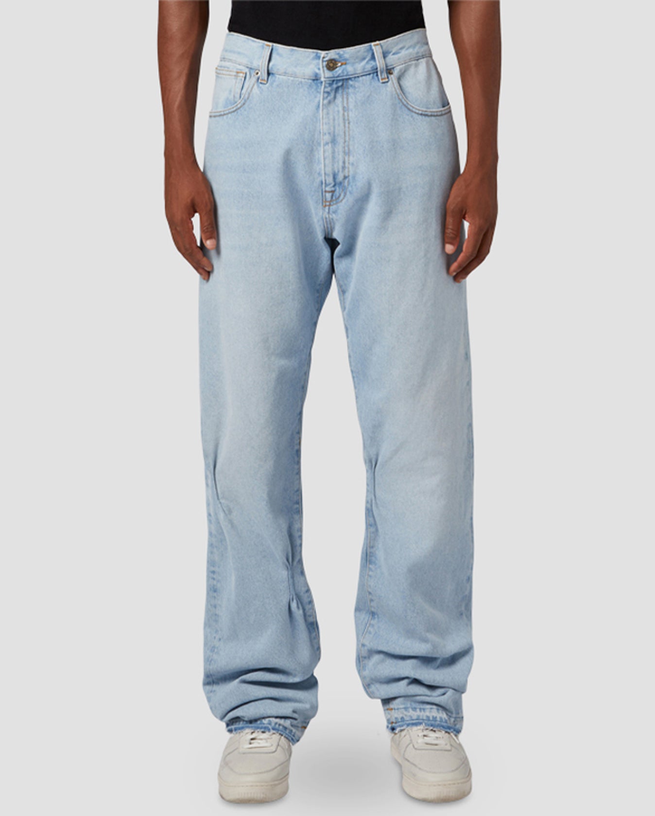 ASOS DESIGN baggy jeans in light wash blue | ASOS